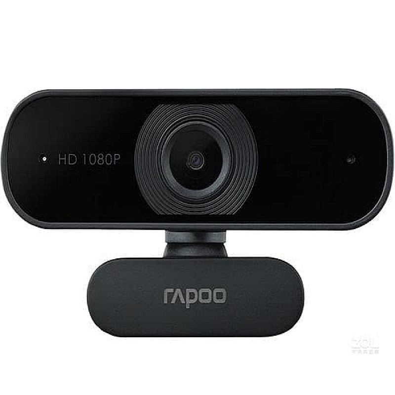 HD Webcam with Microphone, RAPOO C260 USB 1080P, Built-in Dual Noise Reduction Mics, 95-Degree Wide Angle, Zoom/Skype/Teams, Conferencing and Video Calls