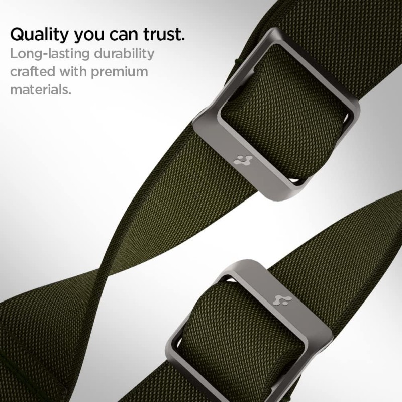 SPIGEN Lite Fit Watch Band Designed for Apple Watch Series 9/8/7 (41mm), Series SE2/6/SE/5/4 (40mm) and Series 3/2/1 (38mm) - Khaki