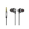 Flix (Beetel) Tone 120 Wired in Ear Earphones with Mic (Black)