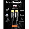 CableCreation 8K HDMI Cable 3.3 Feet, 48Gbps 4K 8K/60Hz HDMI Cable eARC HDR HDCP 2.2 2.3 Compatible with PS5, PS4, Xbox Series X, MacBook Pro 2021, Roku TV, Sony TV, Samsung TV, PC, Laptop, Grey