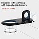 Spigen Mag Fit Duo 2 in 1 mobile stand Compatible with MagSafe Charger Stand for iPhone 14, iPhone 13, iPhone 12 Models/Apple Watch Stand for All Series/Airpods MagSafe Charging Case - Black