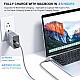 Wayona Type C To Type C 65W/3.25A Nylon Braided Fast Charging Cable Compatible For Laptop, Macbook, Samsung Galaxy M33 M53 M51 S20 Ultra, A71, A53, A51, Ipad Pro 2018 (1M, Grey)