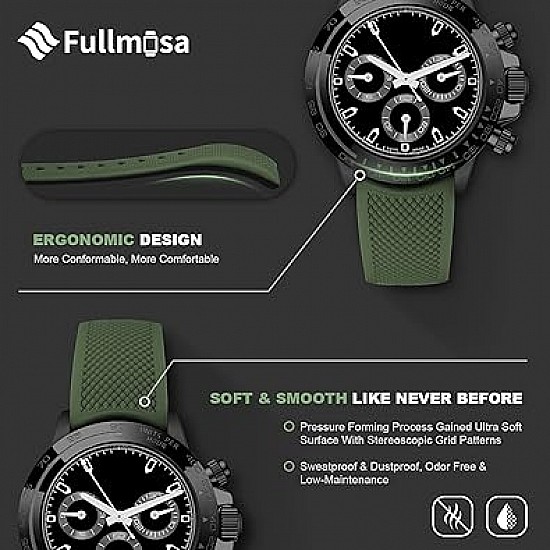 Fullmosa 22mm Watch Bands Compatible with Samsung Galaxy Watch 46mm/Samsung Gear S3 Classic, Huawei Watch GT 2 46mm