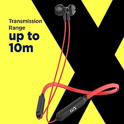 Flix (Beetel) Thunder Lite 1100 Bluetooth Wireless in Ear Earphones with Mic (Red)