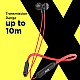 Flix (Beetel) Thunder Lite 1100 Bluetooth Wireless in Ear Earphones with Mic (Red)