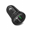 Portronics Car Power Mini, 18W USB Port, Fast Charging Adapter Compatible with Cars for iPhone & Android Smartphone (Black)