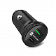 Portronics Car Power Mini, 18W USB Port, Fast Charging Adapter Compatible with Cars for iPhone & Android Smartphone (Black)