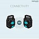 Sonilex BS975FMDL Wireless Bluetooth Speaker 5W with Built-in FM Radio, Aux Input, Portable Speaker with Studio Quality Sound, Party Speaker Powerful Bass, Bluetooth 5.0, Black (SL-BS975FMDL)