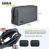 Gizga Essentials laptopss Bag Sleeve Case Cover Pouch for 15.6 Inch laptopsss for Men & Women, Padded laptopss Compartment, Free Accessories Pouch, Premium Zipper Closure, Water Repellent Nylon Fabric, Grey