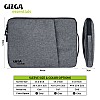 Gizga Essentials laptopss Bag Sleeve Case Cover Pouch for 15.6 Inch laptopsss for Men & Women, Padded laptopss Compartment, Free Accessories Pouch, Premium Zipper Closure, Water Repellent Nylon Fabric, Grey