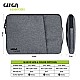 Gizga Essentials laptopss Bag Sleeve Case Cover Pouch for 15.6 Inch laptopsss for Men & Women, Padded laptopss Compartment, Free Accessories Pouch, Premium Zipper Closure, Water Repellent Nylon Fabric, Grey