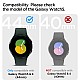 Spigen TPU Rugged Armor Pro Strap & Case Designed for Samsung Galaxy Watch 5/4 (44mm, Black) (Watch not included)