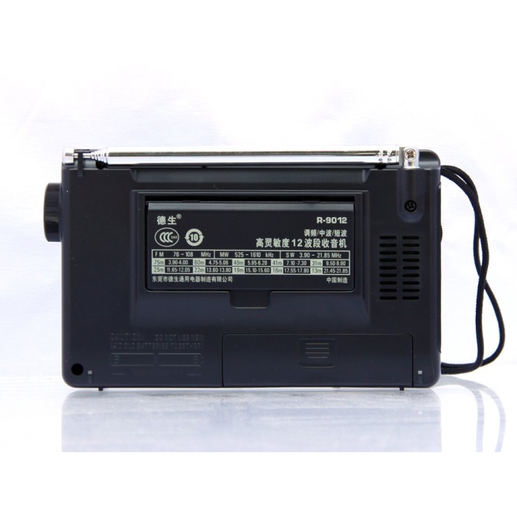 Tecsun R-9012 AM/FM/SW 12 Bands Shortwave Portable Radio for Home Receiver Gray Tecsun R-9012 AM/FM/SW 12 Bands Shortwave Portable Radio for Home Receiver Gray