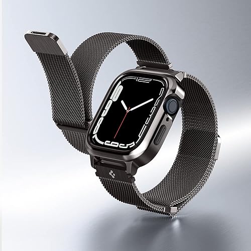 Spigen Metal Fit Pro Designed for Apple Watch Case with Band Series 9/8/SE2/7/6/SE/5/4 (41mm/40mm) - Black Spigen Metal Fit Pro Designed for Apple Watch Case with Band Series 9/8/SE2/7/6/SE/5/4 (41mm/40mm) - Black