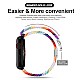 XMUXI Compatible with Apple Watch Series 9 8 7 Strap 45mm 41mm Braided Nylon Replacement Band compatible with IWatch ultra 49mm series SE/6/5/4 44mm 40mm(Watch Not Included)