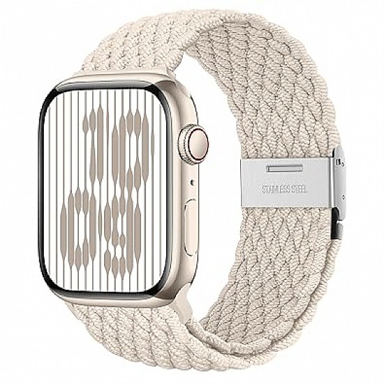 XMUXI Compatible with Apple Watch Series 9 8 7 Strap 45mm 41mm Braided Nylon Replacement Band compatible with IWatch ultra 49mm series SE/6/5/4 44mm 40mm(Watch Not Included)