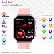 pTron Newly Launched Force X10 Bluetooth Calling Smartwatch with 1.7" Full Touch Color Display, Real Heart Rate Monitor, SpO2, Watch Faces, 5 Days Runtime, Fitness Trackers & IP68 Waterproof (Pink)