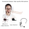 ZORBES Voice-Amplifier Microphone Headset Set - 2200 mAh, Support TF Card/Flash Drive, with Strap Belt, Portable Voice Amplifier for Teachers