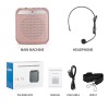 ZORBES Voice-Amplifier Microphone Headset Set - 2200 mAh, Support TF Card/Flash Drive, with Strap Belt, Portable Voice Amplifier for Teachers