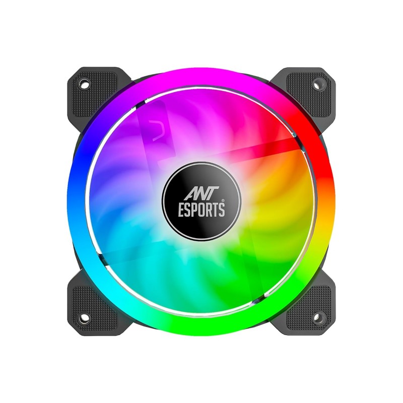 Ant Esports Superflow 120 ARGB V2, RGB Sync, Hydro Bearing, PWM Control, 1200 RPM Case Fan/Cooler