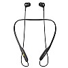 INSTAPLAY INSTABUDS in-Ear Bluetooth 5.0 Wireless Headphones with Extra Bass Stereo Sound, 12Hrs Playtime, Lightweight Neckband, Sweat-Resistant Magnetic Earbuds, Voice Assistant & with Mic - (Gold)