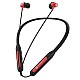 Portronics Harmonics Z3 Wireless Bluetooth 5.3 Neckband in Ear Earphones with Mic, 30 Hrs Playtime, Magnetic Latch, IPX5 Water Resistant, Type C Fast Charging(Red)