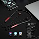 Portronics Harmonics Z3 Wireless Bluetooth 5.3 Neckband in Ear Earphones with Mic, 30 Hrs Playtime, Magnetic Latch, IPX5 Water Resistant, Type C Fast Charging(Red)