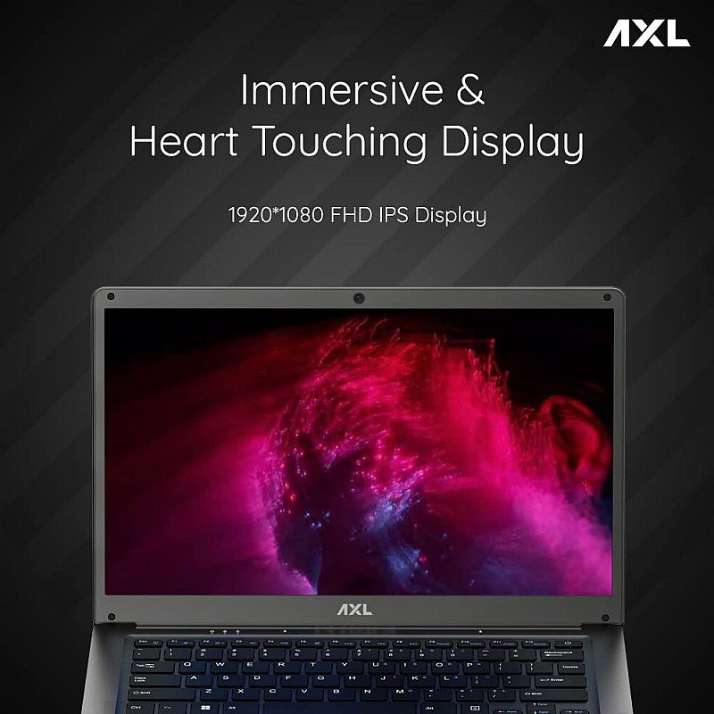 AXL VayuBook Laptop 14.1 Inch FHD IPS Display (4GB Ram,128GB SSD) 