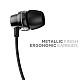 boAt BassHeads 182 Wired in Ear Earphone with Mic (Black)