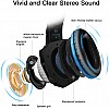 Kotion Each: Over The Ear Wired Headsets With Mic & Led - G9000 Edition For Pc/Ipad/Iphone/Tablets/Mobile Phones (Black/Blue)