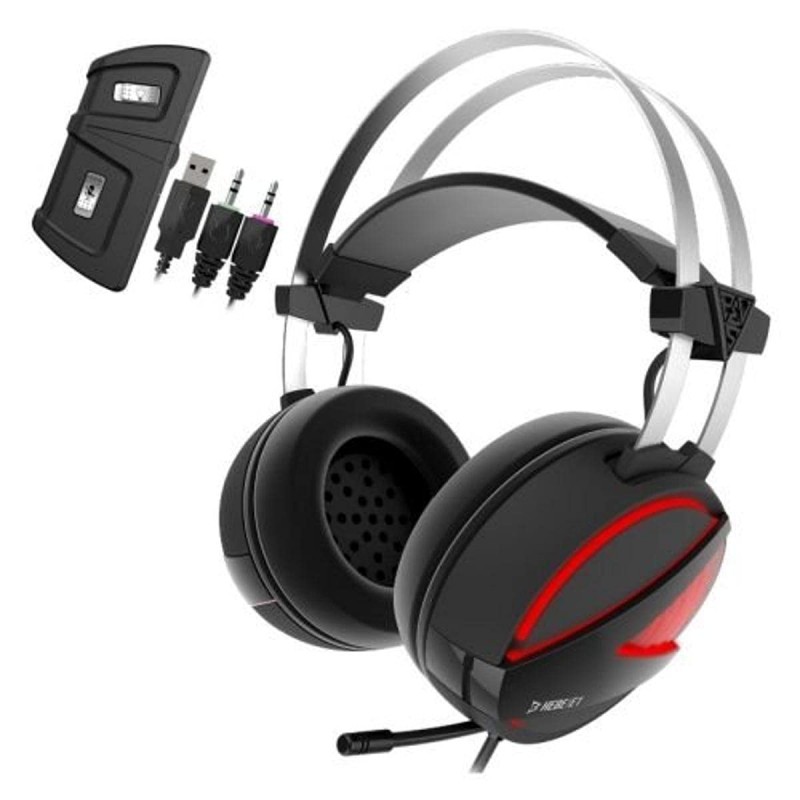 GAMDIAS Hebe E1 RGB 2.1 Virtual Surround Sound Gaming Headset-