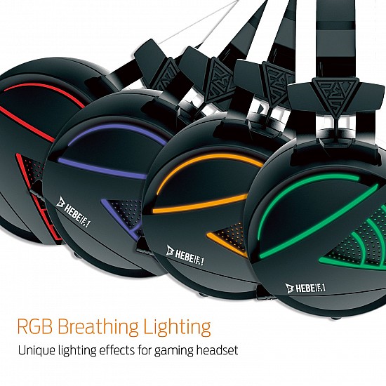 GAMDIAS Hebe E1 RGB 2.1 Virtual Surround Sound Gaming Headset