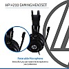 HP H200 Wired Gaming Over Ear Headphones - (Black)