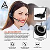 AirSound M6 Pro Bluetooth V5.0 Wireless Headset | Flexible Microphone, for Conference Calls,