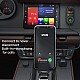 Portronics AUTO 12 in-Car  Bluetooth Receiver for Handsfree Calling, Music System, Supports All Smartphones (Black)