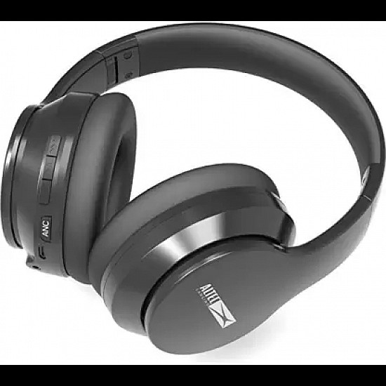 ALTEC LANSING AL-HP-10 Noise Cancelling Wireless Bluetooth Headphones Bluetooth Headset  (Black, On the Ear)