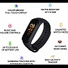 Mi Smart Band 4  (Black Strap, Size : Regular)