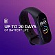 Mi Smart Band 4  (Black Strap, Size : Regular)