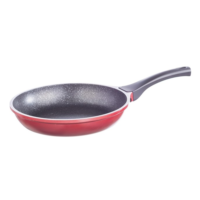 Nouvetta Diecast Non-Stick Fry Pan with 2-Way Non-Stick Coating,24 cm, 4.5 mm Thickness(Induction and Gas Stove Compatible), Red & Black Nouvetta Diecast Non-Stick Fry Pan with 2-Way Non-Stick Coating,24 cm, 4.5 mm Thickness(Induction and Gas Stove Compatible), Red & Black