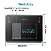 Huion H430P OSU Graphics Drawing Tablet with Battery-Free Stylus 4.8x3 inch Working Area 4 Press Keys Support