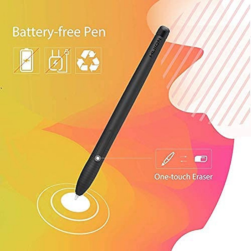 Huion H430P OSU Graphics Drawing Tablet with Battery-Free Stylus 4.8x3 inch Working Area 4 Press Keys Support