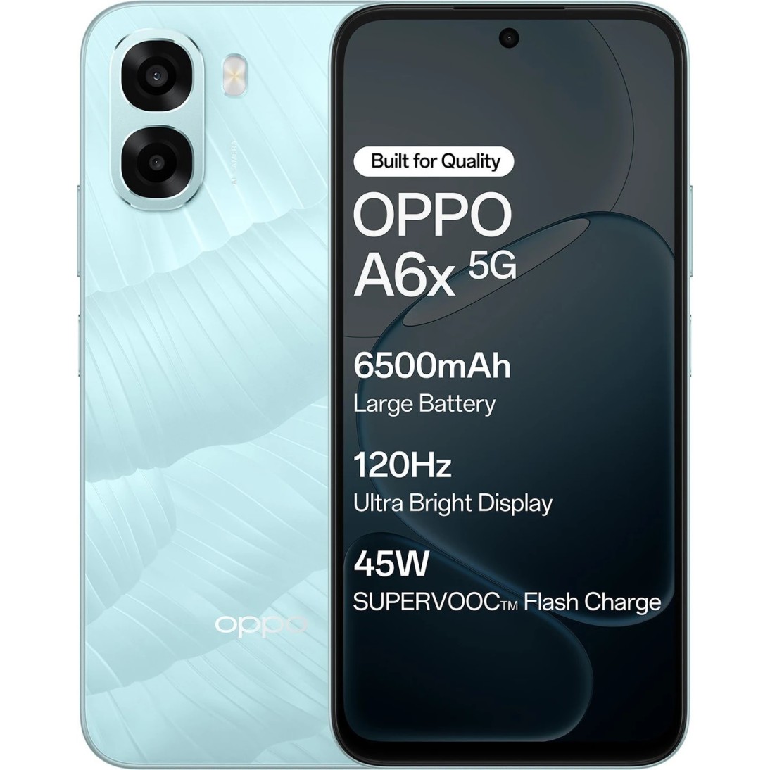 OPPO A6x 5G (Ice Blue, 128 GB) (6 GB RAM) CPH2823