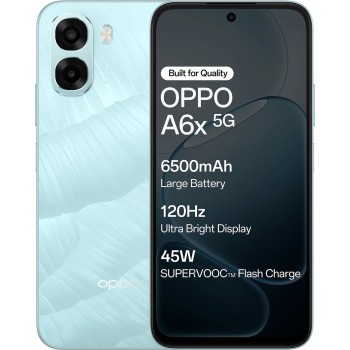 OPPO A6x 5G (Ice Blue, 128 GB) (6 GB RAM) CPH2823