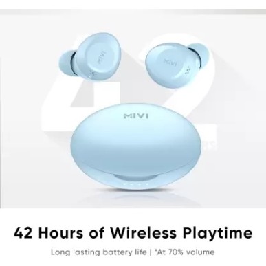 Mivi DuoPods M30 earbuds Blue Mivi DuoPods M30 earbuds Blue