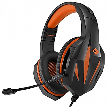 Cosmic Byte Uranus Gaming Headset with Flexible Microphone  PS5  (Orange Demon)