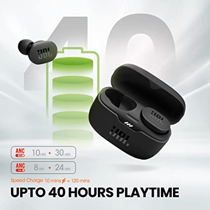 JBL Tune 130NC TWS Active Noise Cancellation Earbuds Legendary JBL Sound 4Mics for Clear Calls BT 5.2 (Black) JBL Tune 130NC TWS Active Noise Cancellation Earbuds Legendary JBL Sound 4Mics for Clear Calls BT 5.2 (Black)