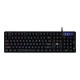 HP K300 Backlit Membrane Wired Gaming Keyboard with Mixed Color Lighting, 4 LED Indicators