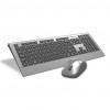 Lapcare Smartoo White Silver Wireless Combo Keyboard + Mouse 1200dpi - Multimedia