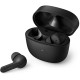 Philips Audio TAT2206 TWS Earbuds with IPX4, 6+12 Hours Play time, Black