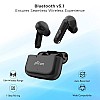 pTron Bassbuds Duo in-Ear Earbuds with 32Hrs Total Playtime (Black)